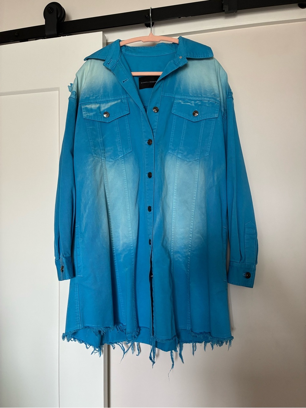 MARCELL VONBERLIN denim blue dress
